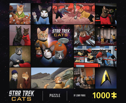Misc. Star Trek Cats 1000-Piece Puzzle Book