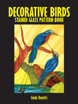 Paperback Decorative Birds Stained Glass Pattern Book