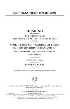 U.S. foreign policy toward Iraq