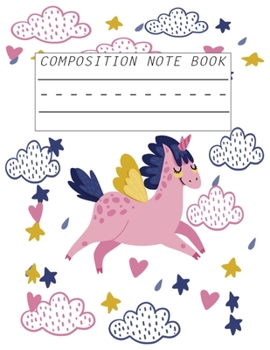Paperback Unicorn Composition Notebook: Journal, for Kid Book
