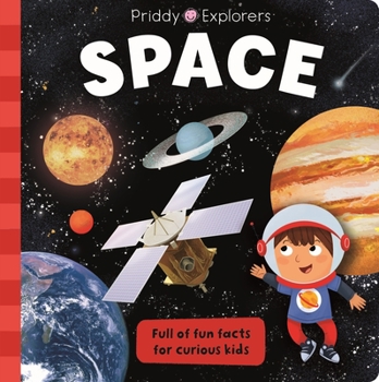 Hardcover Priddy Explorers: Space Book
