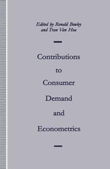 Paperback Contributions to Consumer Demand and Econometrics: Essays in Honour of Henri Theil Book