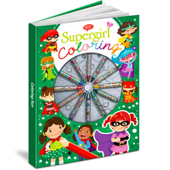Paperback My Super Girl coloring Book