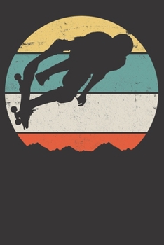 Paperback Notebook: Skateboarding Dot Grid 6x9 120 Pages Book