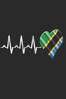 Paperback Tanzania Notebook: Tanzania Notebook - college book - diary - journal - booklet - memo - composition book - 120 sheets - Dot Grid paper 6 Book