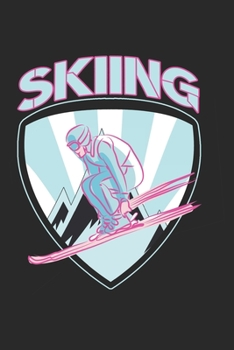 Paperback Skiing: Skiing Notebook Blank Dot Grid Journal dotted with dots 6x9 120 Pages Checklist Record Book Take Notes Ski Winter Spor Book