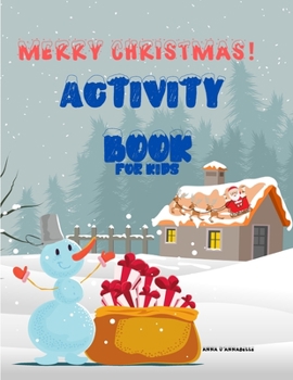 Paperback Merry Christmas activity book for kids [Large Print] Book