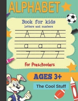 Paperback Alphabet Book for Kids, Letters and Numbers, age 3+ Book