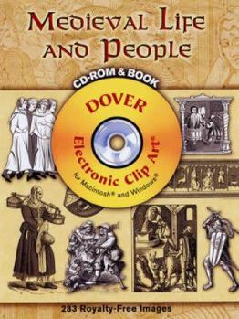 Paperback Medieval Life and People [With CDROM] Book