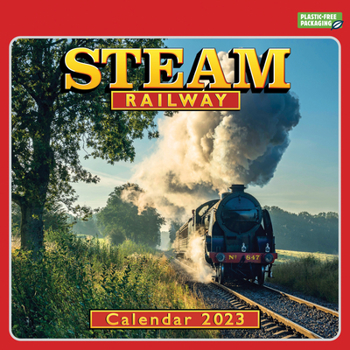 Calendar 2023 Steam Railway Wall Calendar Book