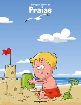 Paperback Livro para Colorir de Praias [Portuguese] Book