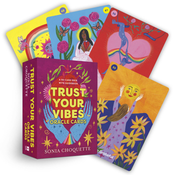 Cards Trust Your Vibes Oracle Cards: A 50-Card Deck with Guidebook Book