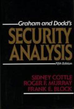 Hardcover Security Analysis: Fifth Edition Book