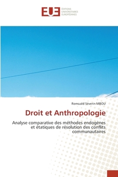 Paperback Droit et Anthropologie [French] Book