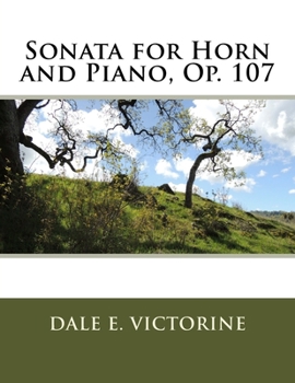 Paperback Sonata for Horn and Piano, Op. 107 Book