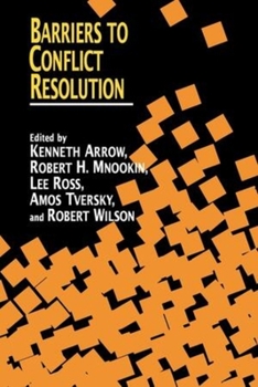 Paperback Barriers to Conflict Resolution Book