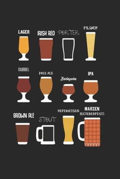 Craft Beer Notebook - Beer Brewer Journal Planner: Ipa Beer Microbrewing Organizer For Men Women Blank