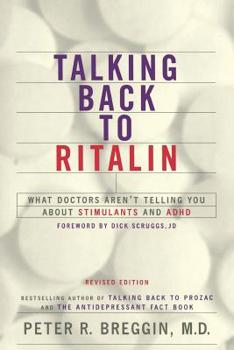 Paperback Talking Back to Ritalin Book