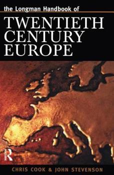 Paperback Longman Handbook of Twentieth Century Europe Book