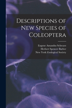 Paperback Descriptions of New Species of Coleoptera Book