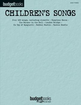 Paperback Children's Songs: Budget Books Book