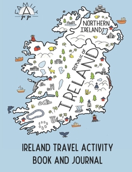 Paperback Ireland Travel Activity Book and Journal Book