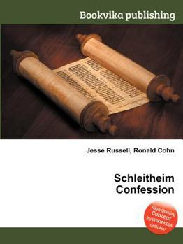 Paperback Schleitheim Confession Book
