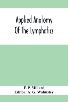 Paperback Applied Anatomy Of The Lymphatics Book