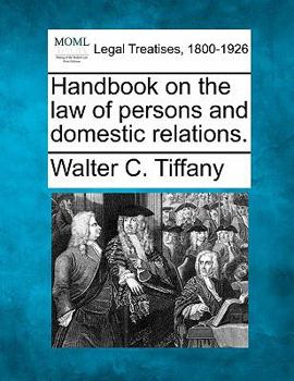 Paperback Handbook on the law of persons and domestic relations. Book