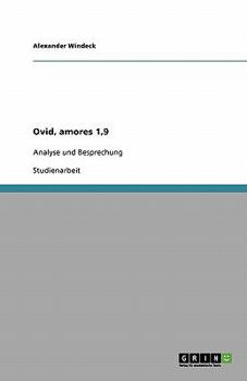 Paperback Ovid, amores 1,9: Analyse und Besprechung [German] Book