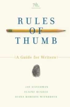 Spiral-bound Rules of Thumb: A Guide for Writers Book