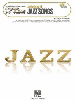 Paperback Anthology of Jazz Songs - Gold Edition: E-Z Play Today Volume 340 Book