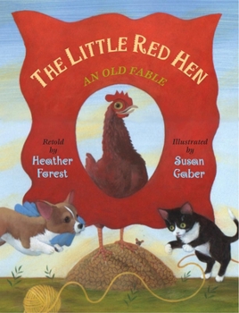 Paperback The Little Red Hen: An Old Fable Book