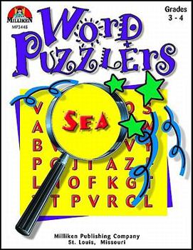Paperback Word Puzzlers - Grades 3-4 Book