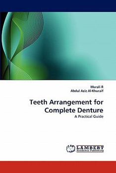 Paperback Teeth Arrangement for Complete Denture Book