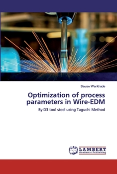 Paperback Optimization of process parameters in Wire-EDM Book