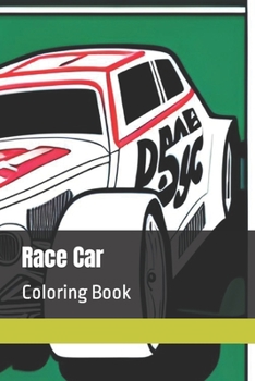 Paperback Race Car: Coloring Book