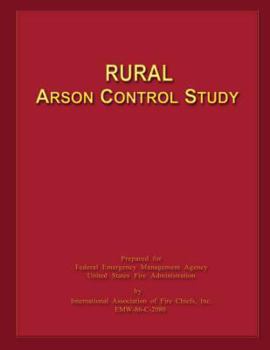 Paperback Rural Arson Control Study Book