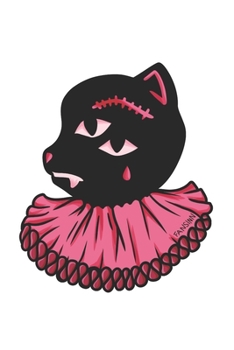 Gothic Cat Notebook: Graph Paper Journal 6x9 - 120 Pages