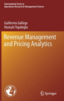 Hardcover Revenue Management and Pricing Analytics Book
