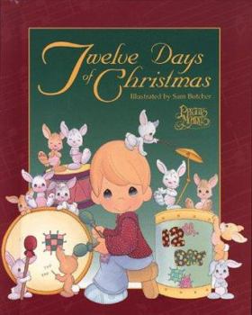 Hardcover Precious Moments 12 Days of Christmas Book