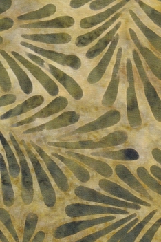 Paperback Java Garden Batik Composition Notebook - Small Unruled Notebook - 6x9 Blank Notebook (Softcover Journal / Notebook / Sketchbook / Diary) Book