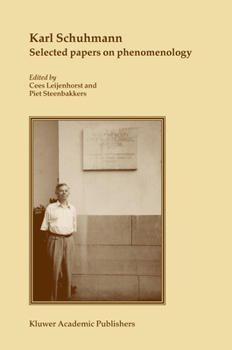 Paperback Karl Schuhmann, Selected Papers on Phenomenology Book