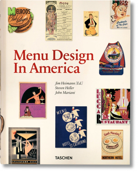 Hardcover Menu Design in America. 1850-1985 Book