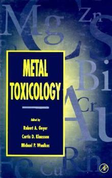 Hardcover Metal Toxicology: Approaches and Methods Book