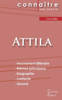 Paperback Fiche de lecture Attila de Corneille (Analyse littéraire de référence et résumé complet) [French] Book