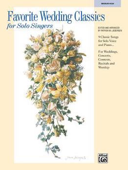 Paperback Favorite Wedding Classics for Solo Singers: Medium High Book
