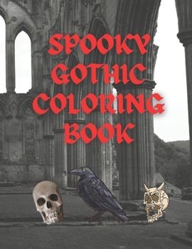 Paperback Spooky Gothic Coloring Book