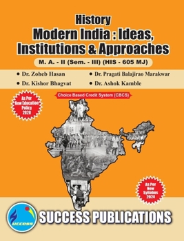Paperback Modern India: Ideas, Institutions and Approaches(M.A, Sem-III) SPPU-Text(English) Book