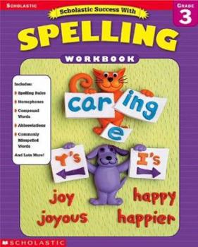 Paperback Scholastic Success With Spelling: Grade 3 Book
